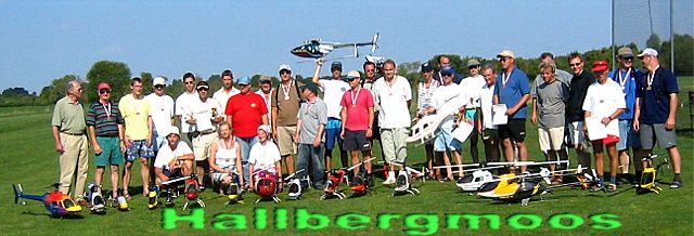 Teilnehmer Graupner Heli-Cup Hallbergmoos