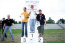Die Gewinner: 3. Robert Sixt, 1. Dominik H�gele, 2. Daniel Jetschin Munic Heli Masters 2006